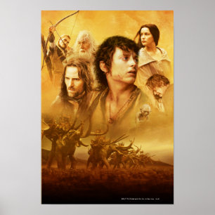 Affiche Collage de caractères