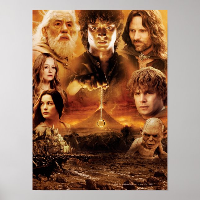 Affiche Collage de caractères 2 (Devant)