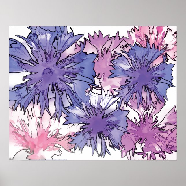 Affiche Collage de Cornflower (Devant)