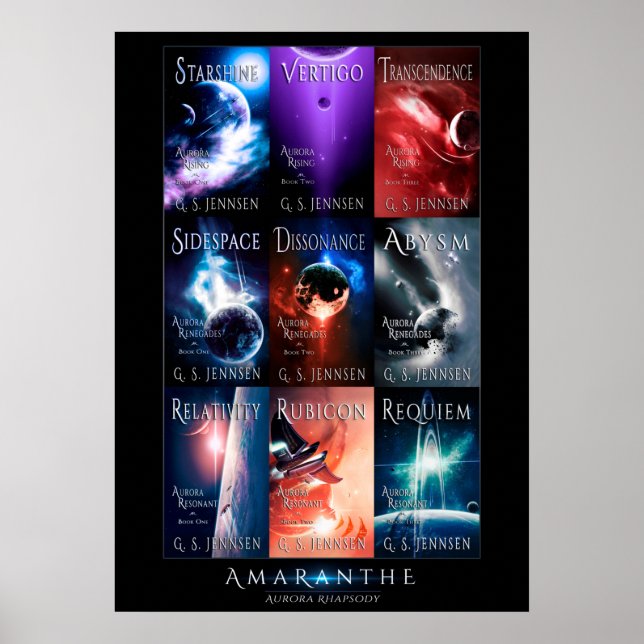 Affiche Collage de couverture Aurora Rhapsody (20x28) (Devant)