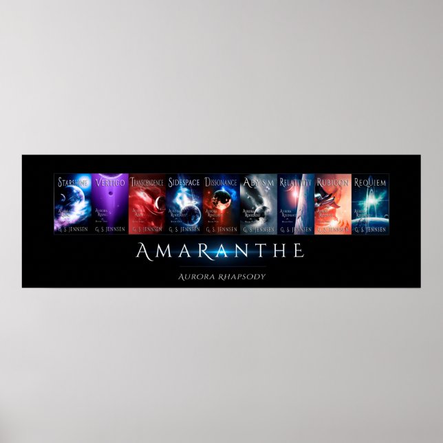 Affiche Collage de couverture Aurora Rhapsody (36x12) (Devant)