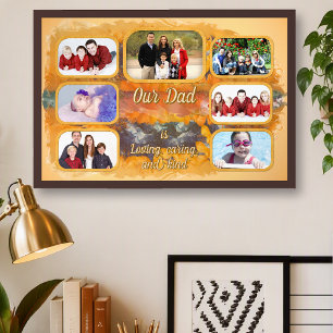 Affiche Collage de famille Abstrait Coucher de soleil 0612