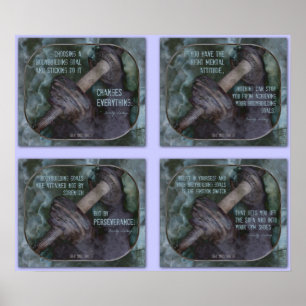 Affiche Collage de l'affiche de la musculation 2