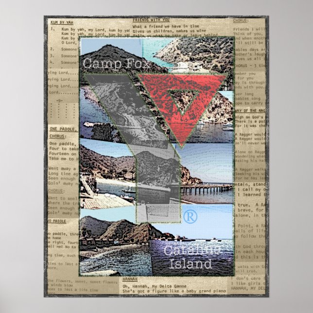 Affiche Collage de l'affiche Photos de Fox, Song Lyrics et (Devant)