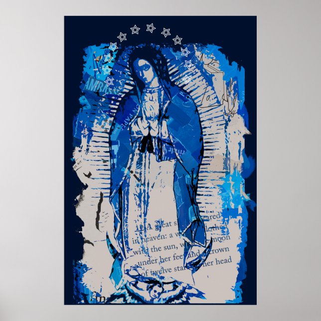Affiche Collage de Notre-Dame de Guadalupe (Devant)