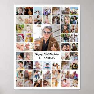 Affiche Collage de photos 52 Grille de 11x14 personnalisée