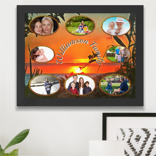Affiche Collage de photos de famille Rio Pitillal 2009 Imp