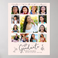 Collage de photos de remise de diplômes de la mate