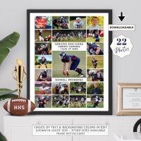 Collage de photos de sports de terminale blanche 2