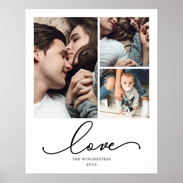 Affiche Collage de photos Love 16x20 3 (Devant)