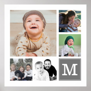 Affiche Collage de photos personnalisé 5 Galerie Instagram