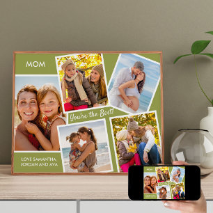 Affiche Collage de photos personnalisé 5 MOM Vous êtes le 
