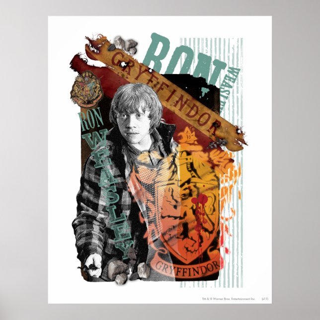 Affiche Collage de Ron Weasley 1 (Devant)