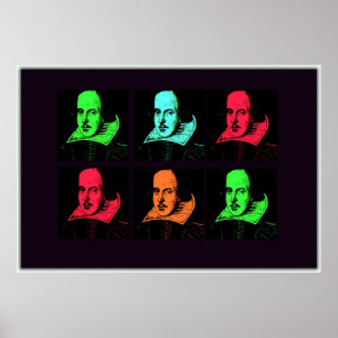 Affiche Collage de William Shakespeare