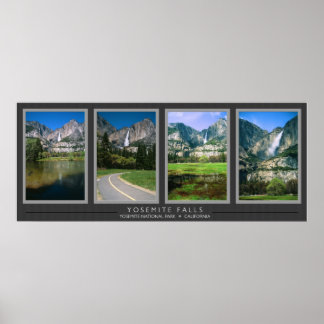 Affiche Collage de Yosemite Falls