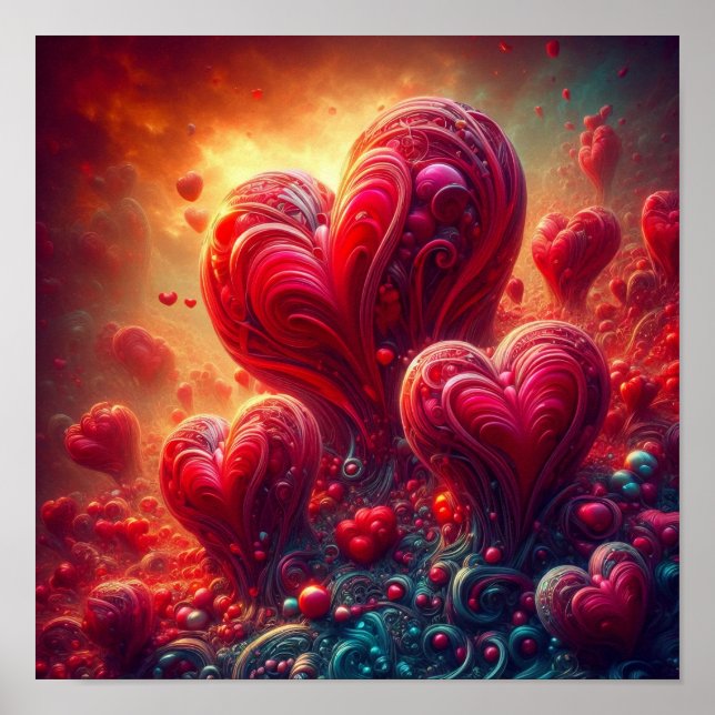 Affiche Collage des coeurs A.I. (Devant)