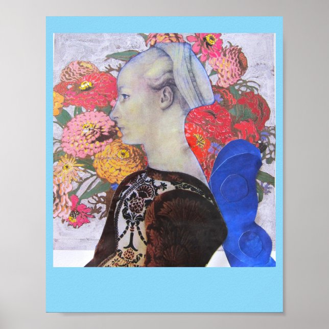 Affiche Collage Féerie bleue 2023 (Devant)