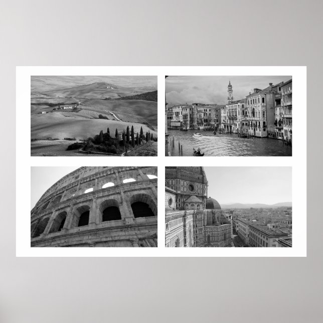 Affiche Collage Italie (Devant)