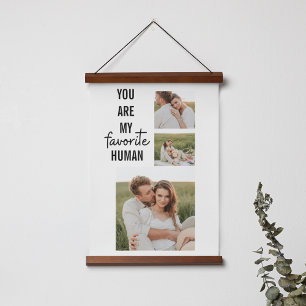 Affiche Collage moderne Couple Photo & Romantic Love Citat