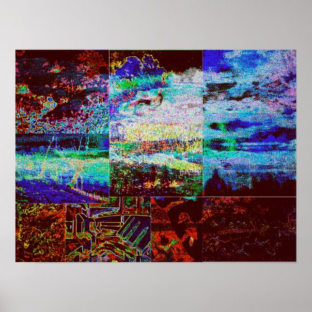 Affiche Collage naturel (Devant)