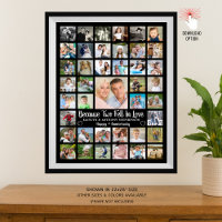 Collage photo 41e anniversaire texte et couleur pe