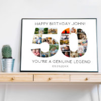 Collage photo 50 ans Anniversaire, fête