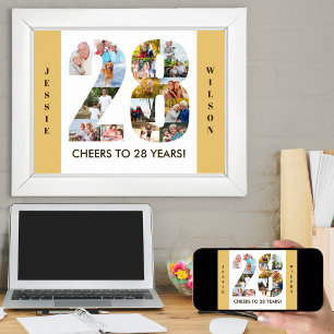 Affiche Collage photo dans le numéro 28 Neutre 28e anniver