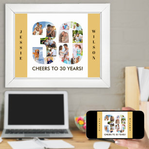 Affiche Collage photo dans le numéro 30 Neutre 30e anniver