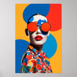 Affiche Collage photo d'art populaire
