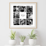 Affiche Collage photo de famille personnalisée<br><div class="desc">Collage photo de famille.</div>