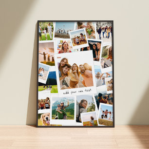 Affiche Collage photo du album photo moderne