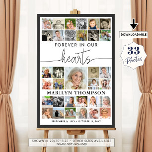 Affiche Collage photo Funérailles 33 À tout jamais dans no