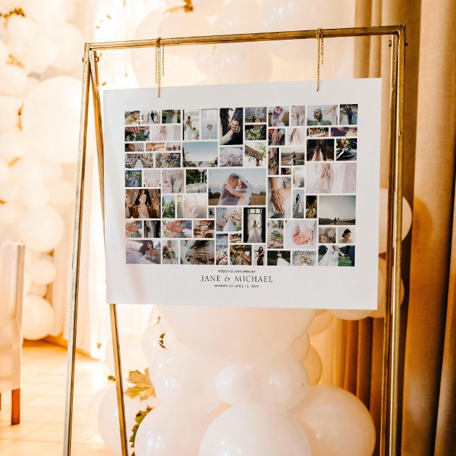 Affiche Collage photo horizontale de 56 photos à créer soi (Créateur téléchargé)