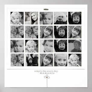 Affiche collage photo instgram