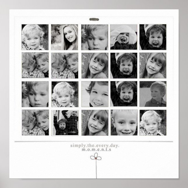 Affiche collage photo instgram (Devant)