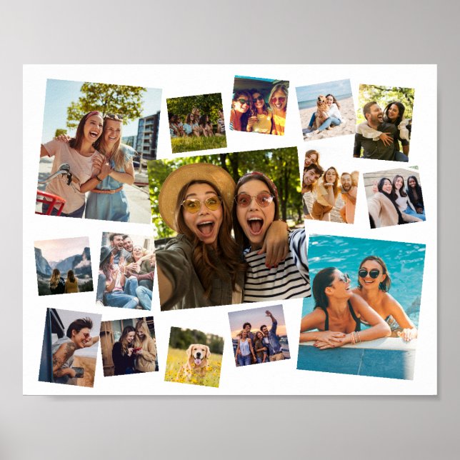 Affiche Collage photo moderne 15 (Devant)