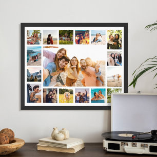 Affiche Collage photo moderne simple 17