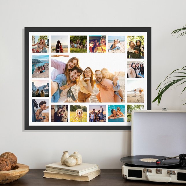 Affiche Collage photo moderne simple 17 (Créateur téléchargé)