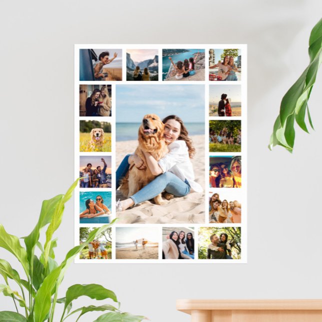 Affiche Collage photo moderne simple 17 (Créateur téléchargé)