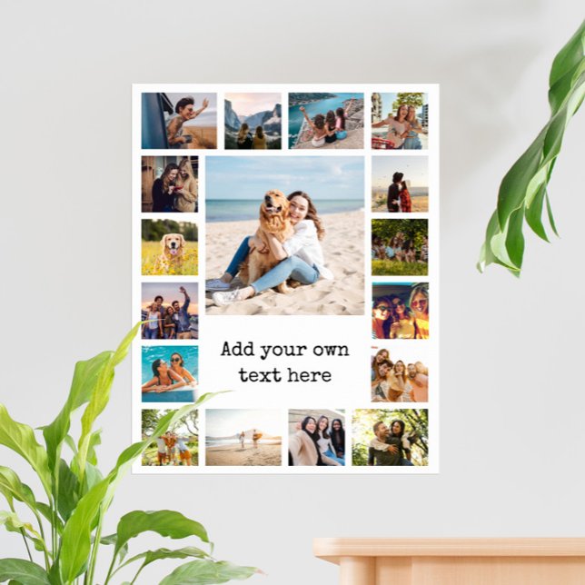 Affiche Collage photo moderne simple 17 (Créateur téléchargé)