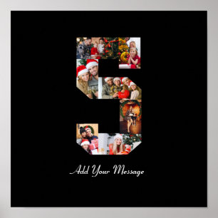 Affiche Collage photo noir et blanc numéro 5