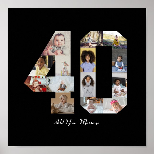 Affiche Collage photo numéro 40 (Devant)