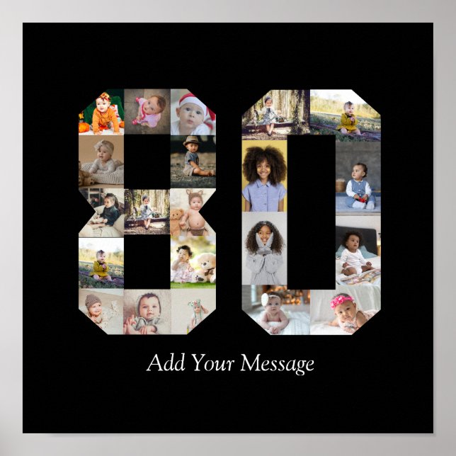 Affiche Collage photo numéro 80 (Devant)