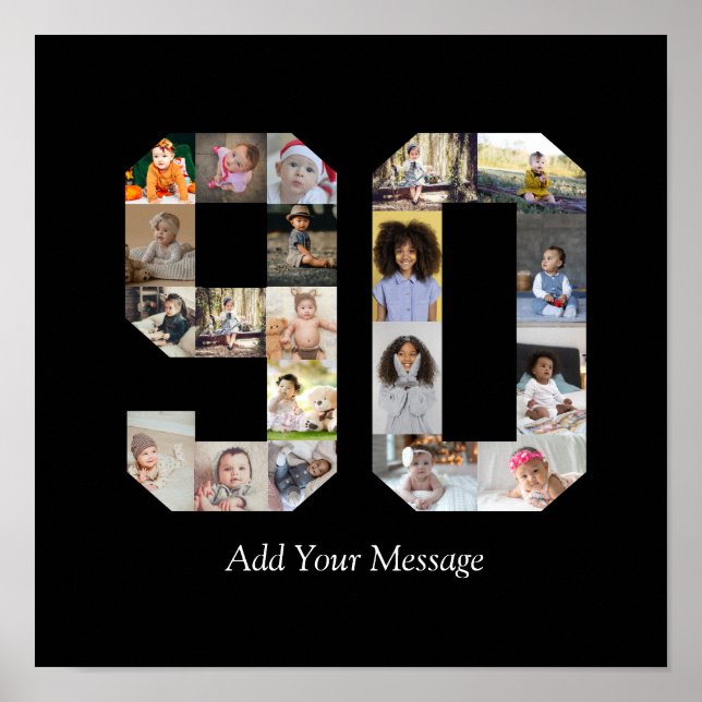 Affiche Collage photo numéro 90 (Devant)