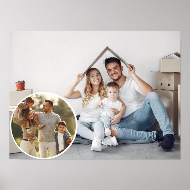 Affiche Collage photo personnalisé 2 (Devant)