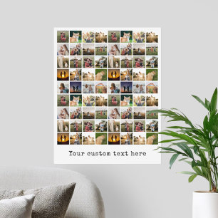 Affiche Collage photo personnalisé 72
