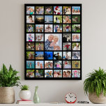 Affiche Collage photo personnalisé couleur personnalisée 4<br><div class="desc">Créez facilement une affiche ou une impression de souvenirs photo personnalisée pour l'afficher en utilisant ce modèle de collage photo facile à télécharger avec 45 images. Montrez votre photographie ou commémorez un événement spécial ou un jalon ou faites un don significatif et mémorable. ASSISTANCE : Pour obtenir de l'aide sur...</div>