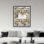 Affiche Collage photo personnalisé moderne<br><div class="desc">Collage photo personnalisé moderne</div>