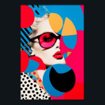 Affiche Collage photo Pop Art<br><div class="desc">Poster collage photo Pop Art "La vie est comme une peinture - plus nous ajoutons de couleurs vives, plus elle devient lumineuse." Pour les amoureux de la couleur et de la pop art !</div>