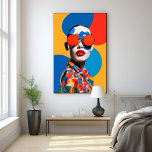 Affiche Collage photo Pop Art<br><div class="desc">Poster collage photo Pop Art "La vie est comme une peinture - plus nous ajoutons de couleurs vives, plus elle devient lumineuse." Pour les amoureux de la couleur et de la pop art !</div>